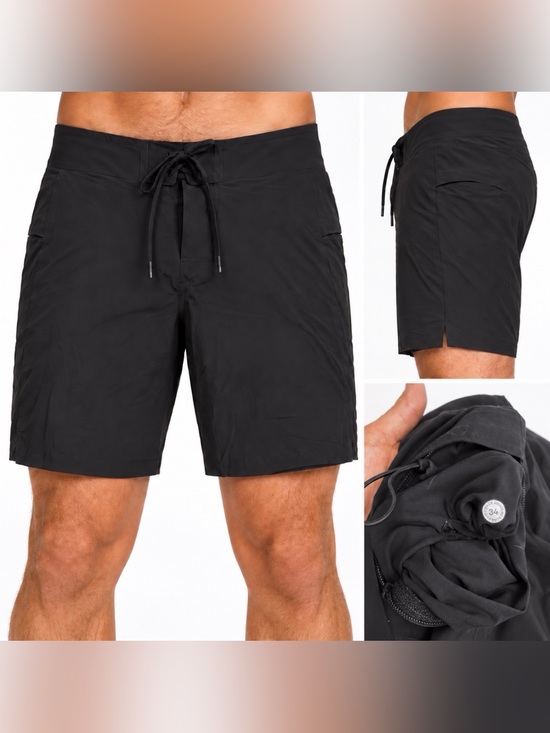 lululemon athletica Other - lululemon Classic-Fit Linerless Board Short 7" Men's Athletic Shorts Black Size